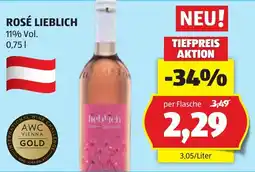 Hofer Rosé Lieblich Angebot