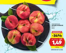 Hofer Saturn Pfirsiche Angebot
