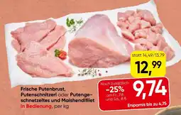 Spar Frische Putenbrust, Putenschnitzerl oder Putengeschnetzeltes und Maishendlfilet Angebot