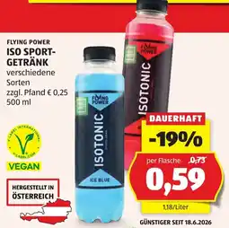 Hofer Flying Power Iso Sport-Getränk Angebot
