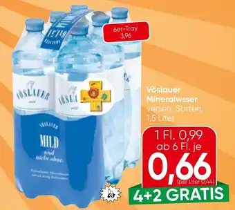 Spar Vöslauer Mineralwasser Angebot