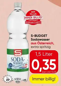 Spar S-Budget Sodawasser Angebot
