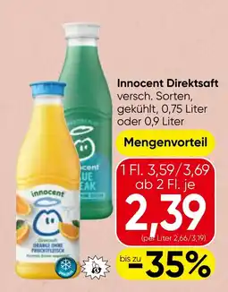 Spar Innocent Direktsaft Angebot