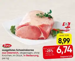 Spar TANN ausgelöstes Schweinskarree Angebot
