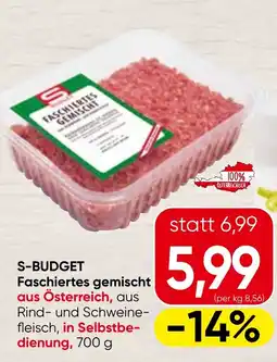 Spar S-Budget Faschiertes gemischt Angebot