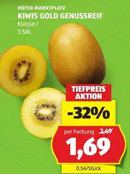 Hofer Kiwis Gold Genussreif Angebot