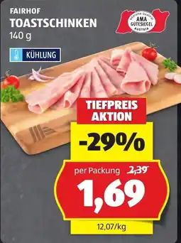 Hofer Fairhof Toastschinken Angebot
