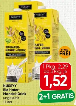 Spar NUSSYY Bio Hafer-Mandel-Drink Angebot