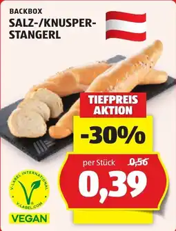 Hofer Backbox Salz-/Knusper-Stangerl Angebot