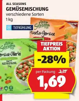 Hofer All Seasons Gemüsemischung Angebot