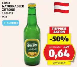 Hofer Gösser Naturradler Zitrone Angebot