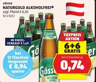 Hofer Gösser Naturgold alkoholfrei Angebot
