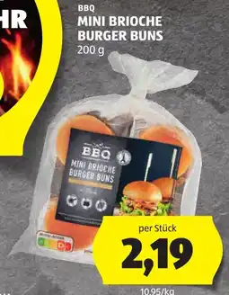 Hofer BBQ Mini Brioche Burger Buns Angebot