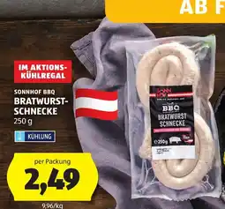 Hofer Sonnhof BBQ Bratwurst-Schnecke Angebot