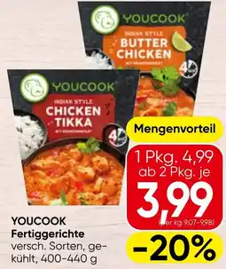 Spar Youcook Fertiggerichte Angebot