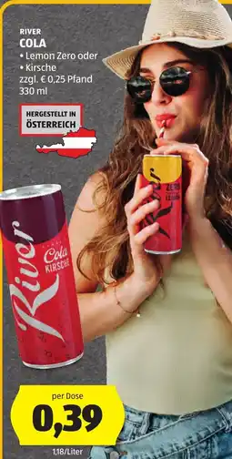 Hofer River Cola Angebot