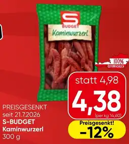 Spar S-Budget Kaminwurzerl Angebot