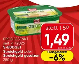 Spar S-Budget Streichgold Angebot