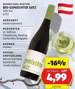Hofer Richard Zahel Selection Bio-Gemischter Satz Angebot