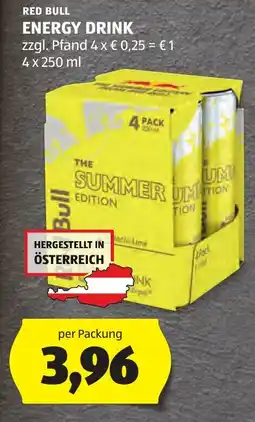 Hofer Red Bull Energy Drink Angebot