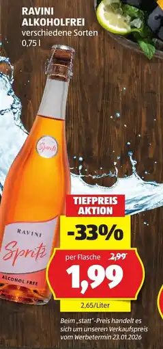 Hofer Ravini Spritz Angebot