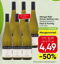 Spar Weingut Rabl Grüner Veltliner Löss Angebot