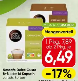 Spar Nescafe Dolce Gusto Angebot