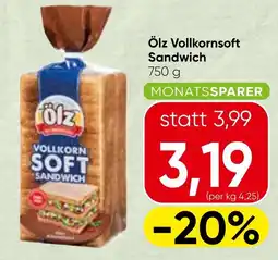 Spar Ölz Vollkornsoft Sandwich Angebot