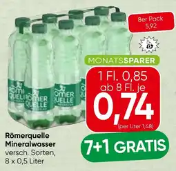 Spar Römerquelle Mineralwasser Angebot