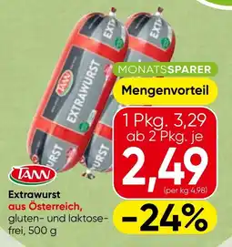 Spar TANN Extrawurst Angebot