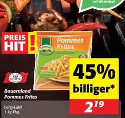 Nah&Frisch Bauernland Pommes Frites Angebot