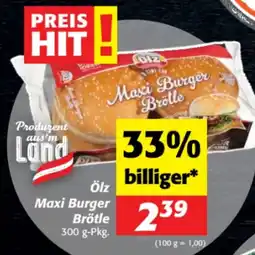 Nah&Frisch Ölz Maxi Burger Brötte Angebot