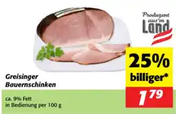 Nah&Frisch Greisinger Bauernschinken Angebot