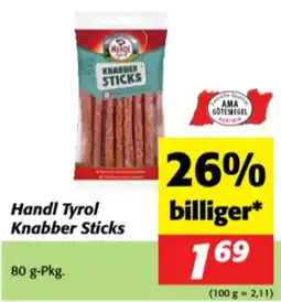 Nah&Frisch Handl Tyrol Knabber Sticks Angebot