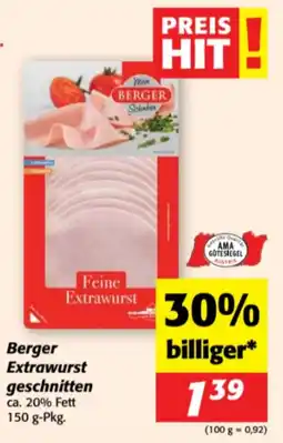 Nah&Frisch Berger Extrawurst Angebot