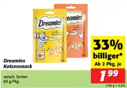Nah&Frisch Dreamies Katzensnack Angebot
