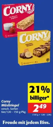 Nah&Frisch Corny Müsliriegel Angebot