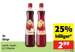 Nah&Frisch Yo Sirup Angebot