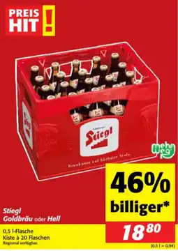 Nah&Frisch Stiegl Goldbräu oder Hell Angebot