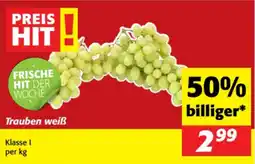 Nah&Frisch Trauben weiß Angebot