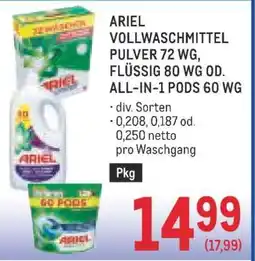 Metro Ariel Angebot