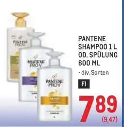 Metro PANTENE SHAMPOO 1 L OD. SPÜLUNG 800 ML Angebot