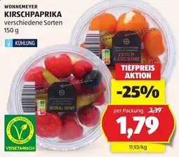 Hofer Wonnemeyer Kirschpaprika Angebot