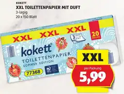 Hofer Kokett Toilettenpapier Sommer Edition Angebot