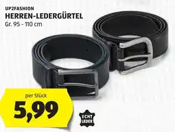 Hofer UP2FASHION HERREN-LEDERGÜRTEL Angebot