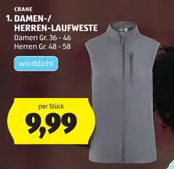 Hofer Crane Damen-/Herren-Laufweste Angebot
