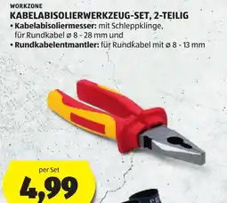 Hofer WORKZONE Kabelabisolierwerkzeug-Set, 2-teilig Angebot