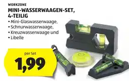 Hofer Workzone Mini-Wasserwaagen-Set Angebot