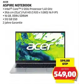 Hofer Acer Aspire Notebook Angebot