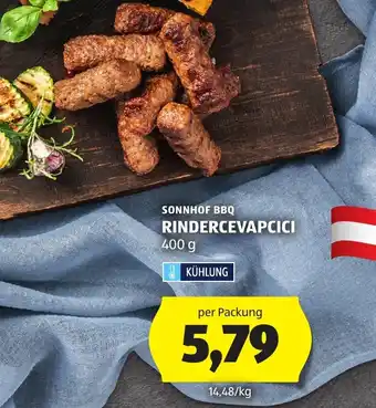 Hofer Sonnhof BBQ Rindercevapcici Angebot